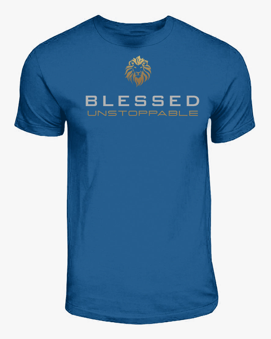 Men's SN Blessed+Unstoppable - Short Sleeve Gold Line