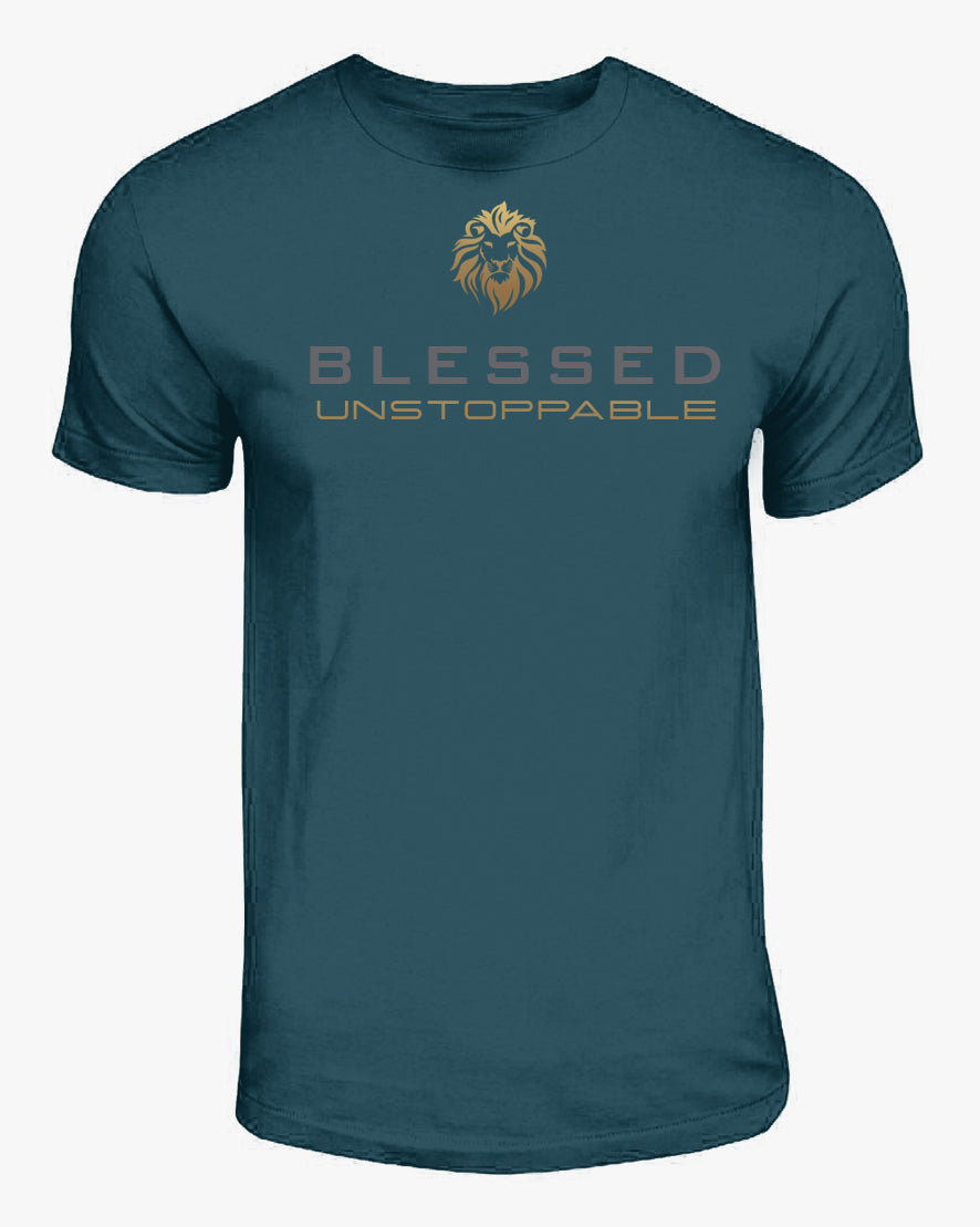 Men's SN Blessed+Unstoppable - Short Sleeve Gold Line